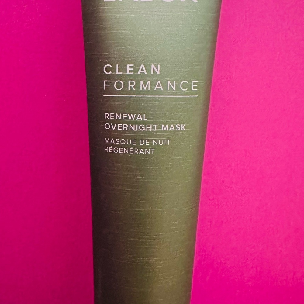 DOCTOR BABOR CLEAN FORMANCE RENEWAL OVERNIGHT MASK